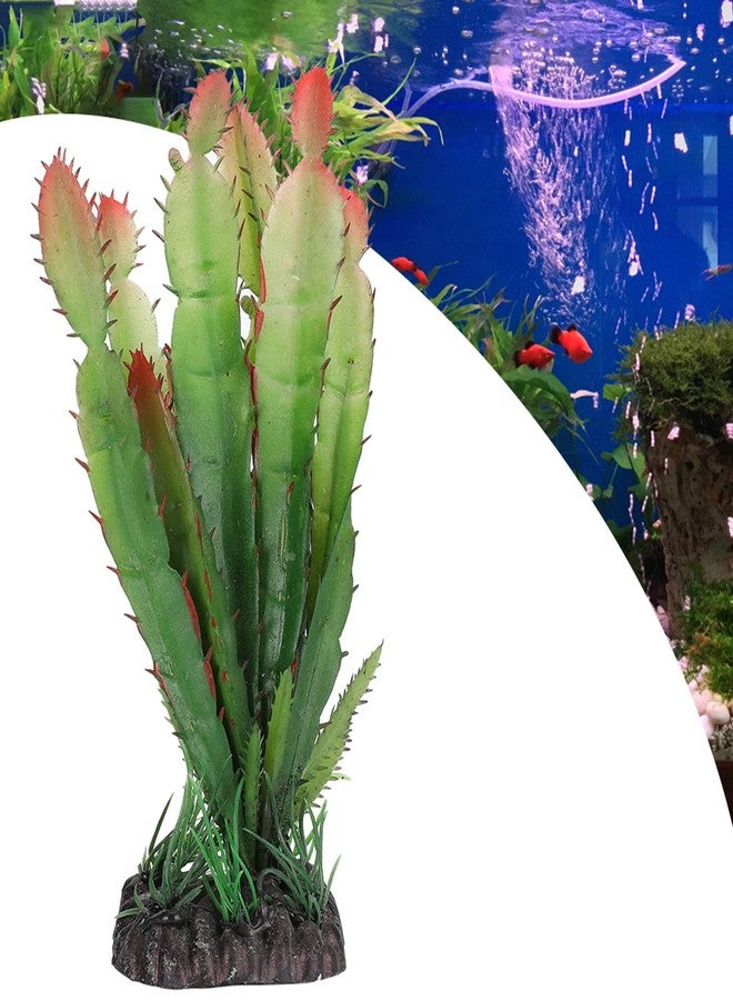 Glomora Artificial Cactus Plant - Plastic Cactus Decorations for Home, Terrarium, and Reptile Habitats - Simulation Plastic Aquatic Plants for Flower Arrangements - Image 5